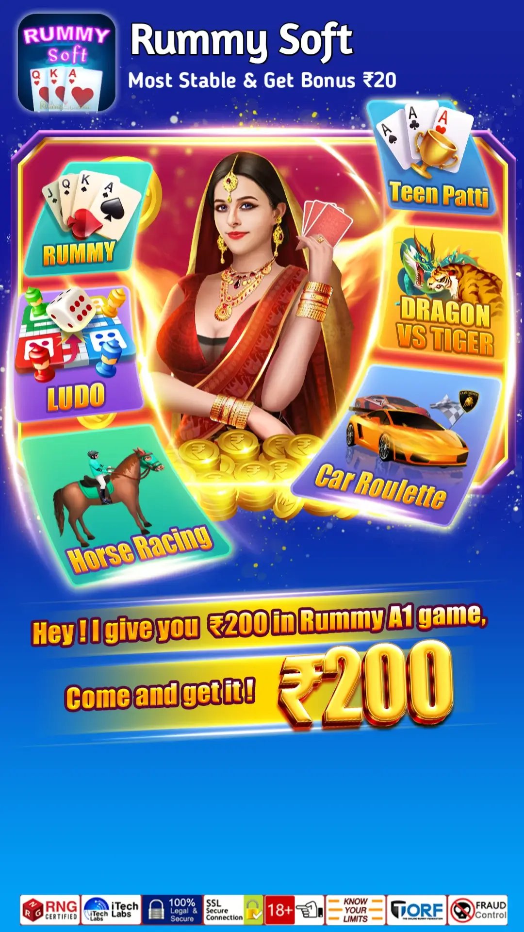 Rummy Soft APK Download Banner